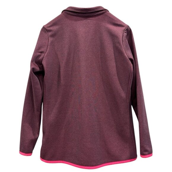 Nike Golf Therma-Fit Fleece 1/4 Zip Pullover Women’s L Maroon‎ Pink - Picture 2 of 5
